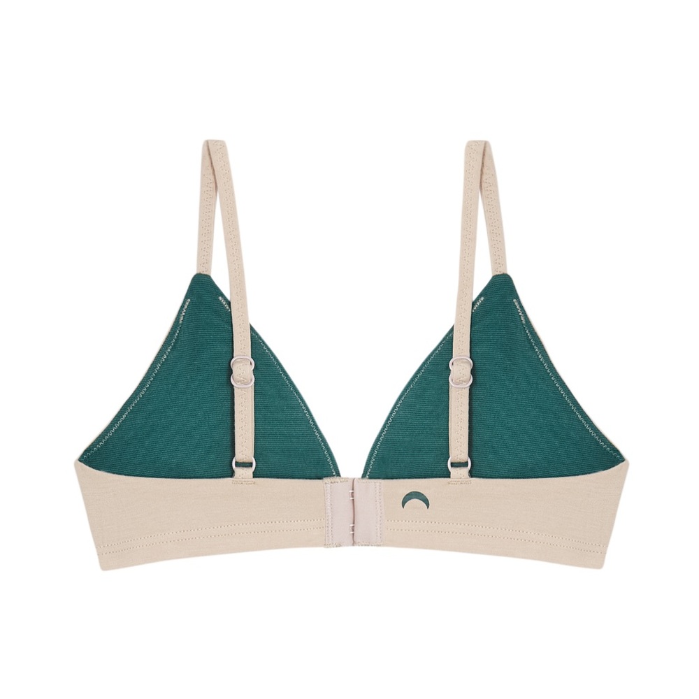 Huha triangle bralettes NWT (2, beige and brown)